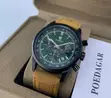 Poedagar Chronograph Leather Wrist Watch - 1