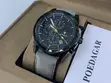 Poedagar Chronograph Leather Wrist Watch - 4