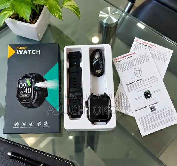 Smart Watch 89 - 1.96" Babban Screen, 3ATM Ruwa-Rage - 1