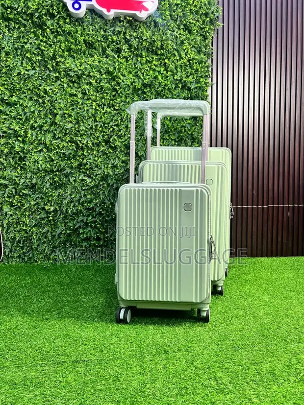 Mint Green Hard Shell Spinner Luggage with TSA Lock - 1