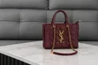 Yves Saint Laurent Quilted Diamond Stitch Tote Bag - 1