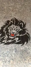New Lion Head Car Sticker - All Colors Available - 1