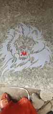 New Lion Head Car Sticker - All Colors Available - 2