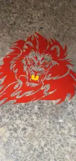 New Lion Head Car Sticker - All Colors Available - 3