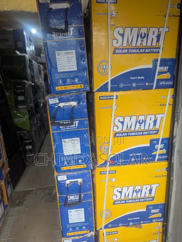 240Ah 12V SMART Tubular Batteries - 1