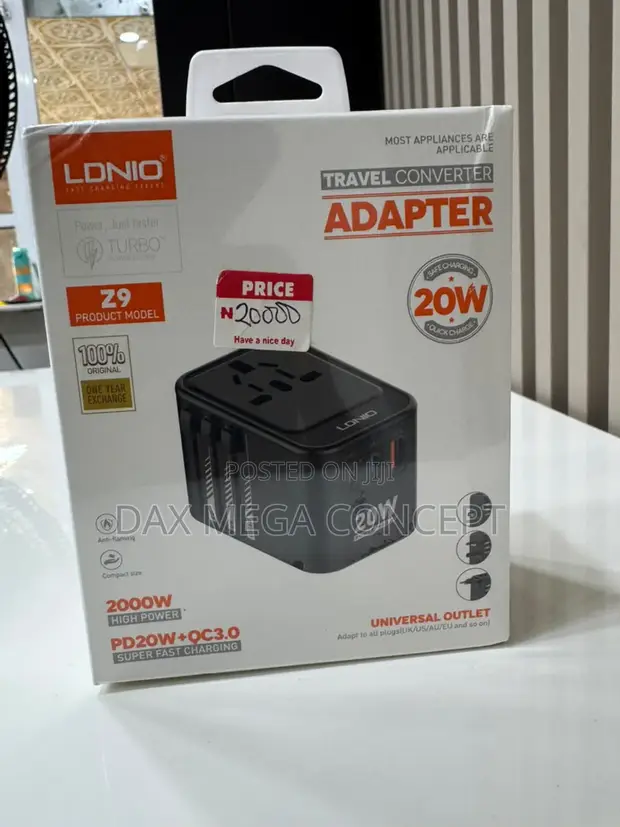 LDNIO 20W Adaftar Tafiya - 1