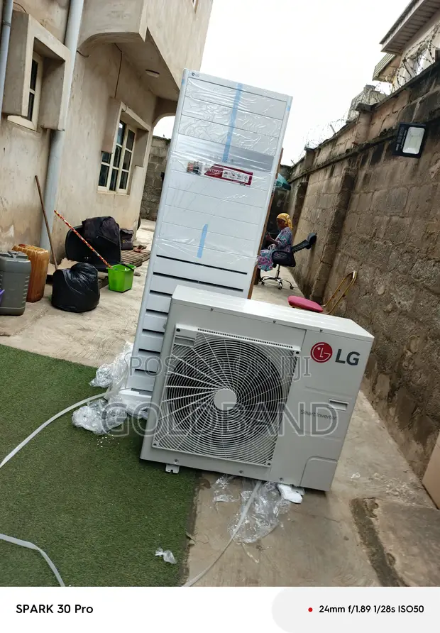 LG 5 Ton Inverter Jirgin Sama Mai Sanyaya - Sabon Abu - 1