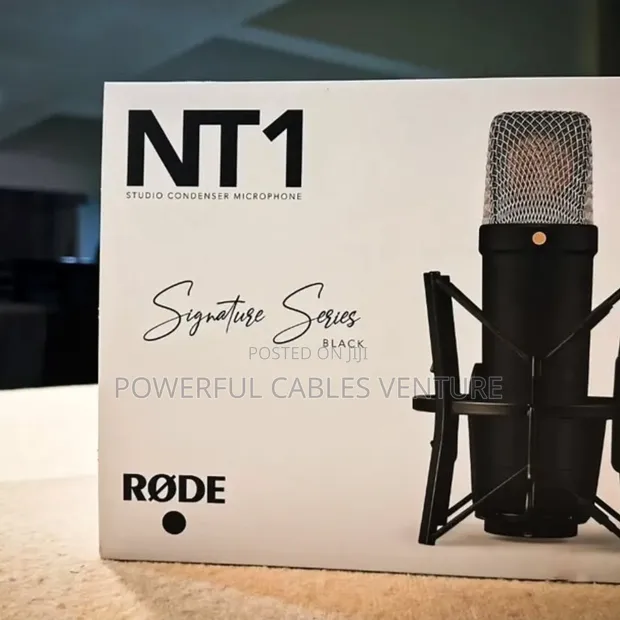RØDE NT1 Signature Series Microphone Mai Saurarwa na Studio (Baki) - 1