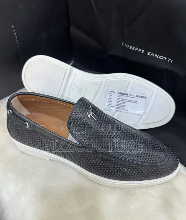 Original Giuseppe Zanotti Men's Loafers - Black Leather - 1