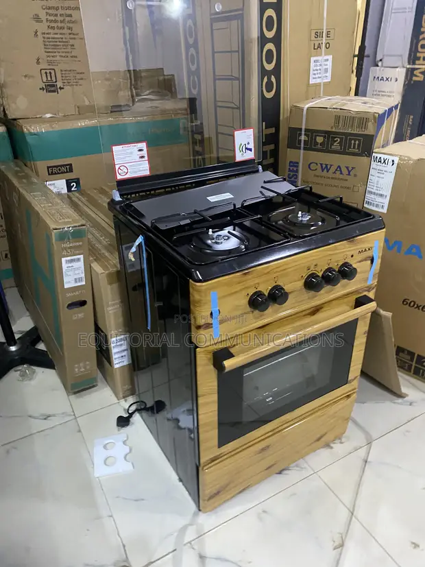 Maxi 6060 3+1 Wood Standing Gas Burner - 1