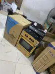 Maxi 6060 3+1 Gas Cooker - Wood Finish - 1