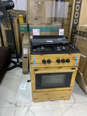 Maxi 6060 3+1 Gas Cooker - Wood Finish