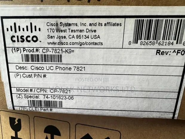Cisco CP-7821-K9 Unified IP Phone - 1