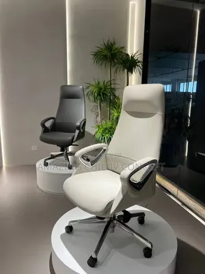 Premium Executive Reclining Office Chair - White