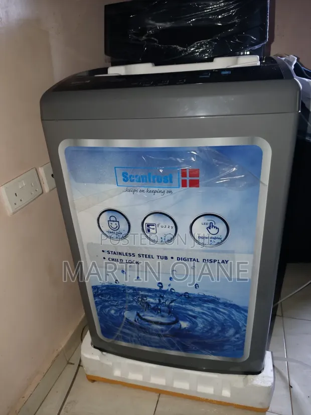 Brand New Scanfrost 10kg Automatic Washing Machine - 1