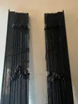 Double Wooden Blind - Black - 1