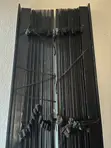 Double Wooden Blind - Black - 2