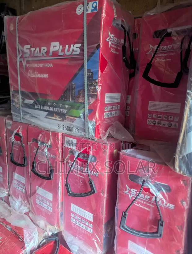 Star Plus Platinum Tubular Batteries 250Ah - 1