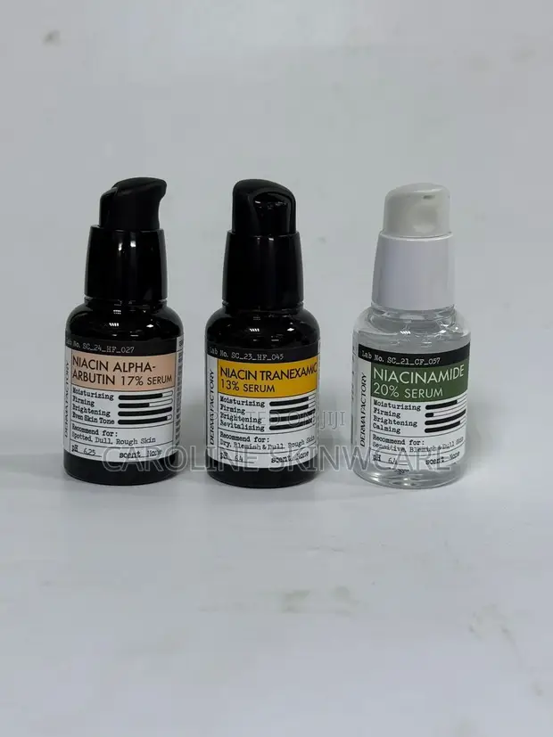 Derma Factory Face Serums - Niacinamide, Alpha Arbutin, Tranexamic - 1