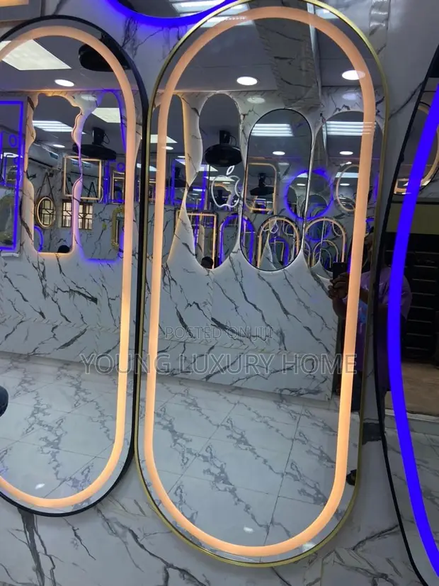 Young Luxury Home Bluetooth Speaker LED Mirror 150x70cm - 1