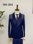 Daro Men's 3-Piece Suit - Slim Fit Plaid - 2