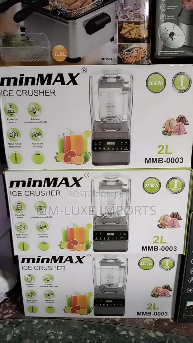 MinMAX Mai Ƙarfi Blender Mai Rufeƙoƙi - 1