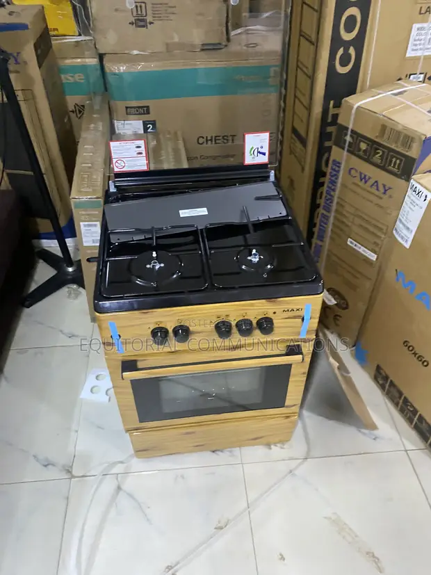 Maxi 6060 Mai Gyaran Katako 3+1 Gas Burner Cooker - 1