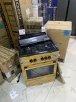 Maxi 6060 Wood Finish 3+1 Gas Burner Cooker - 1