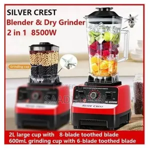 Silver Crest 2L Blender Mai Amfani Sau Biyu (2-in-1)