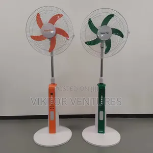 25W Fan Mai Sake Dawowa Ta Hanyar Hasken Rana Tare Da Remote Da Fitilar LED