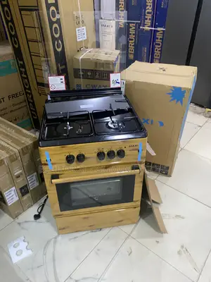 Maxi 6060 Wood Finish Standing Gas Cooker - 3+1 Burner
