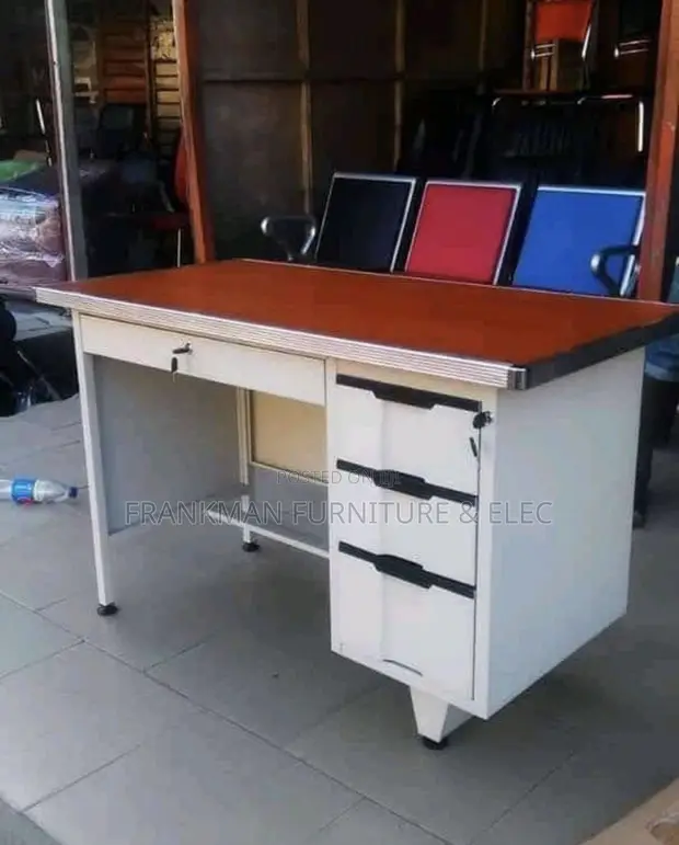 Boss Office Products Office Table - Brown/White - 1