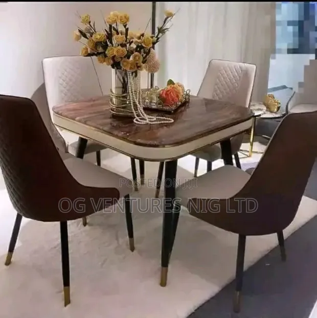Dining Set - Square, 4 Seater, Brand New - 1