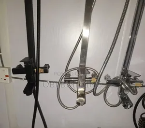 Executive Plate Pole Shower Mixer