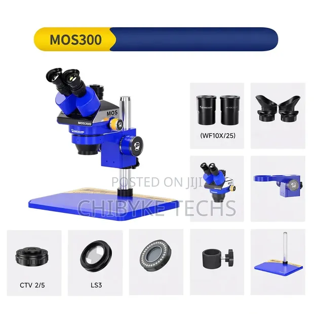 Mechanic MOS300 Trinocular Stereo Microscope - 1