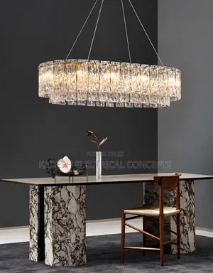 Luxury Glass LED Chandelier for Restaurants, Bedrooms, Living Rooms