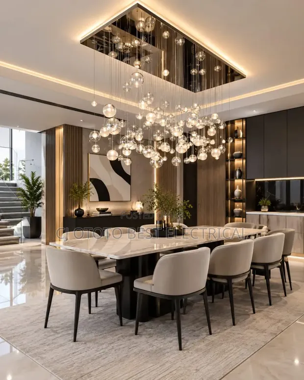 Sabon Hasken Chandeli na Bakin Gidan Cin Abinci na Luxury LED - 1