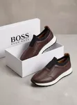 Ingantattun La Sneakers - Mazan Baki/Fari Girma 43/44 - 2
