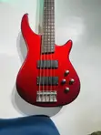 Matushi 5-String Professional Red Bass Guitar with Padded Bag - 2