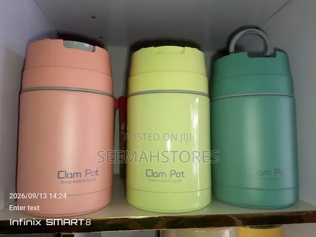 Brand New 1 Litre ClamPot Food Flask - 1