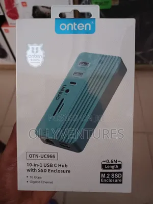 Onten OTN-UC966 10-in-1 USB-C Hub with SSD Enclosure