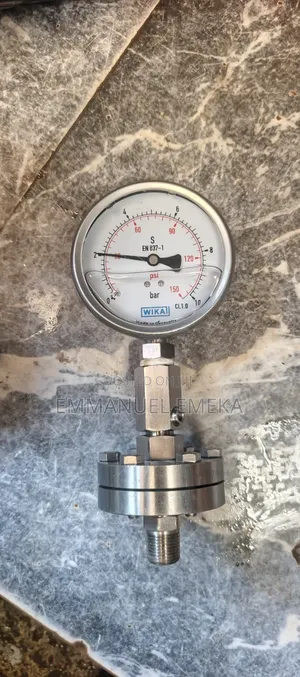 WIKA Pressure Gauge (0-150 Bar) tare da Diaphragm Seal