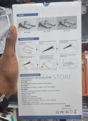 Foldable USB-C Laptop Docking Station with 4K HDMI