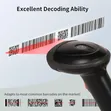 2-in-1 Wireless Barcode Scanner (2.4G Bluetooth USB) - 2