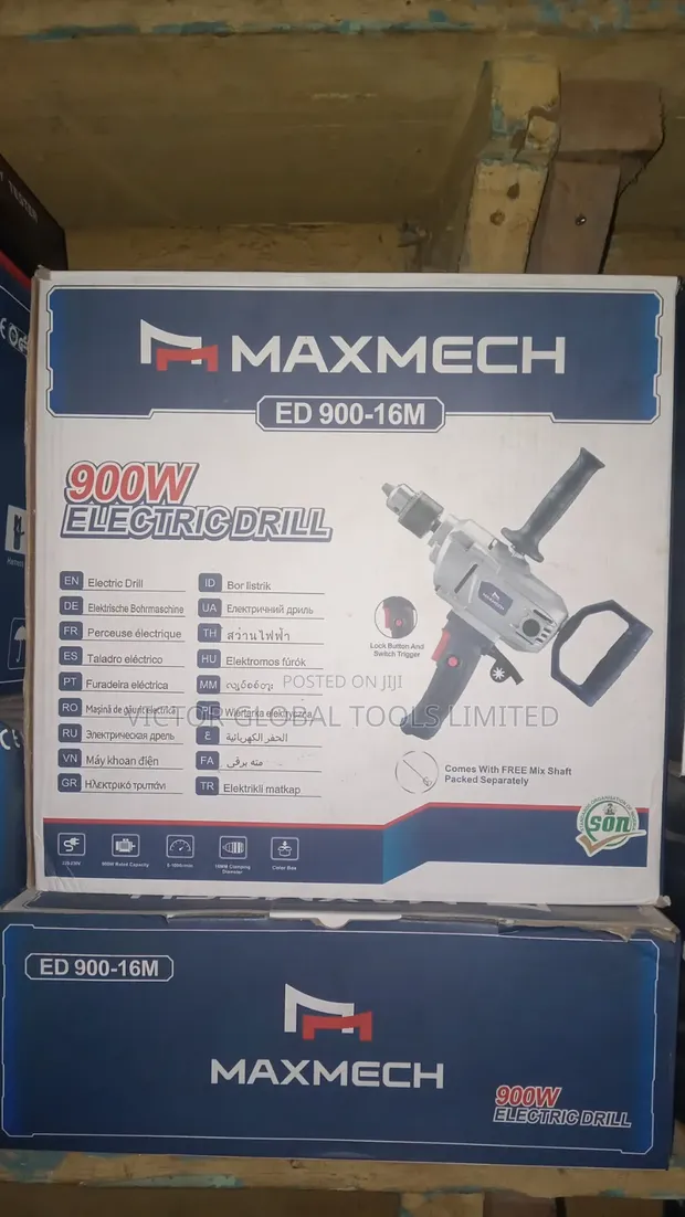 Maxmech Rotary Drill Mixer 900W - 1