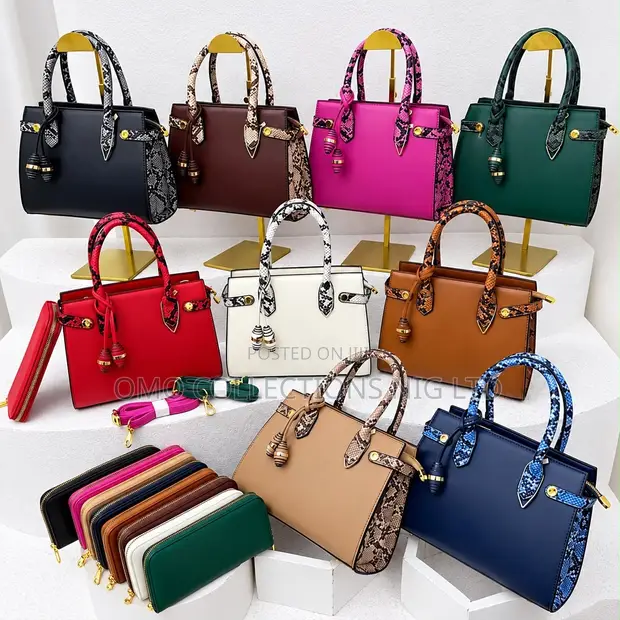 Luxury Women's Handbag - Premium Elegant Structured Leather Bag - 1
