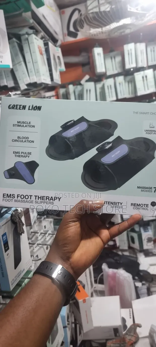Green Lion EMS Foot Therapy Massage Slippers - 1
