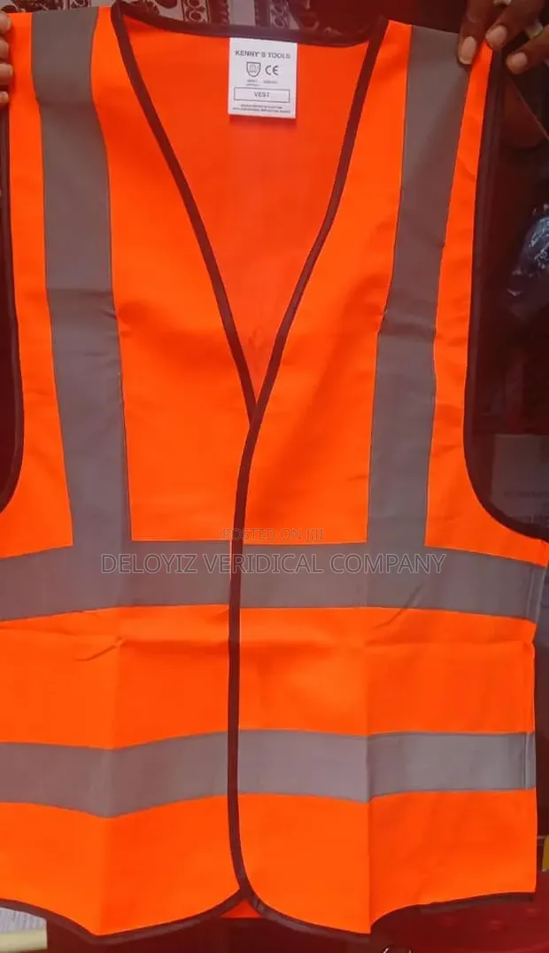 Reflective Safety Jacket - Orange/Lemon - 1