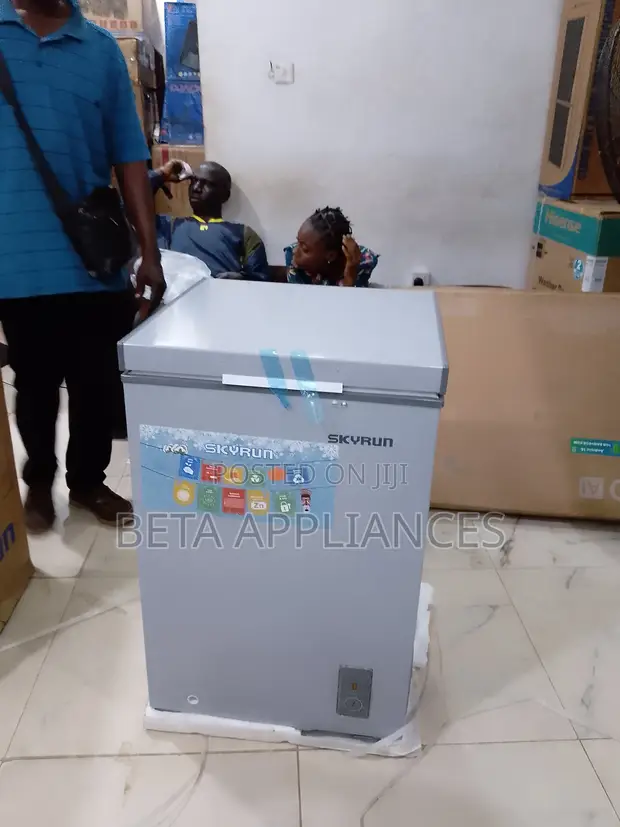Skyrun 90L Chest Freezer - Sabon Abu - 1