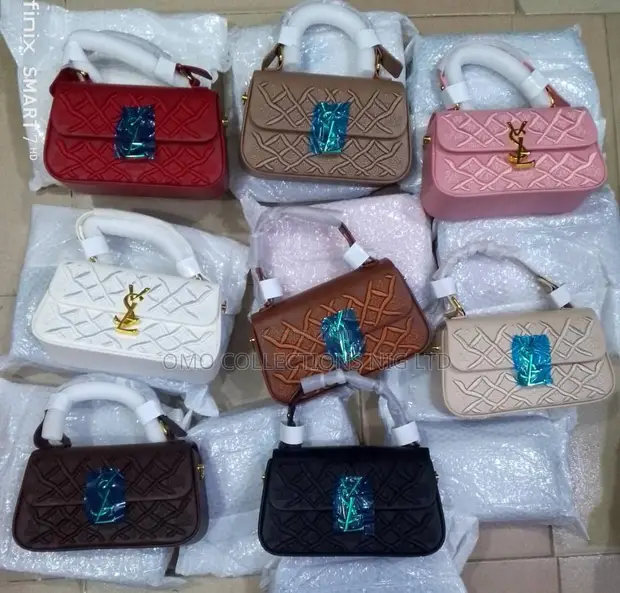 Ladies Luxury Flap Shoulder Bag - Genuine Leather - 1